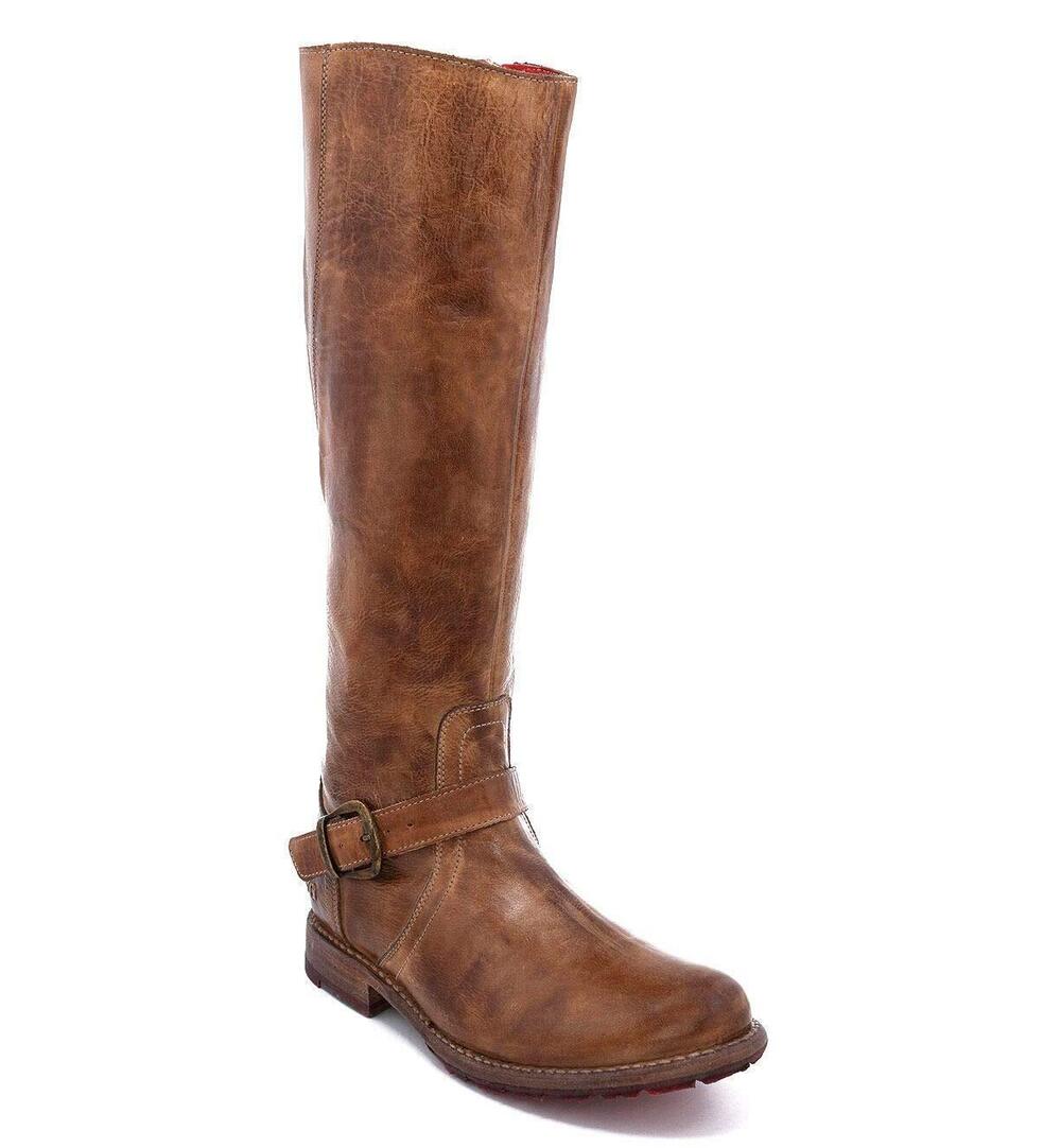 BED|ST- WOMENS GLAYE LEATHER RIDING BOOT - KNEE HIGH BOOTS FOR WOMEN - TALL BO - Picture 1 of 6
